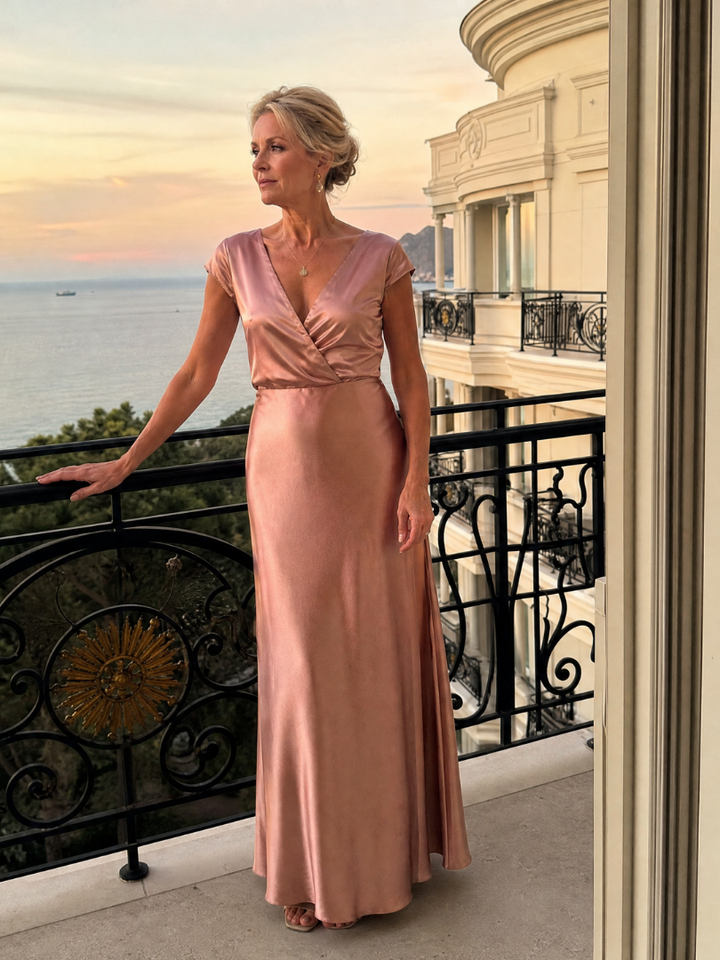 Alice | Cap Sleeve Maxi Dress