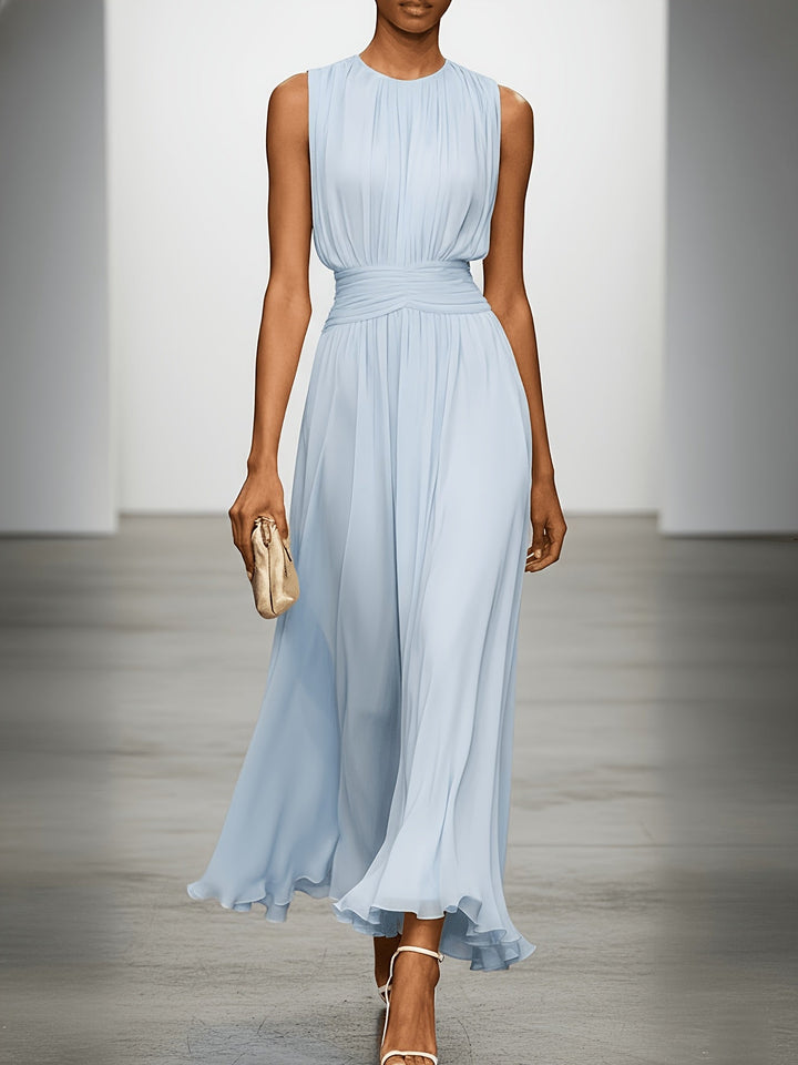 Charlotte | Elegant chiffon midi dress
