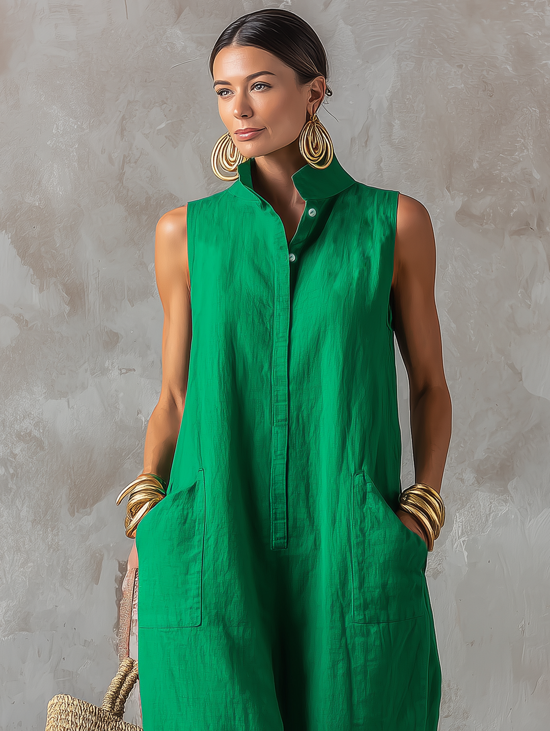Verena | Relaxed Sleeveless Jumpsuit