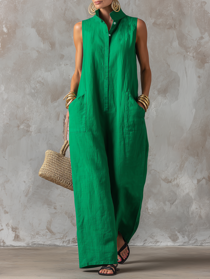 Verena | Relaxed Sleeveless Jumpsuit