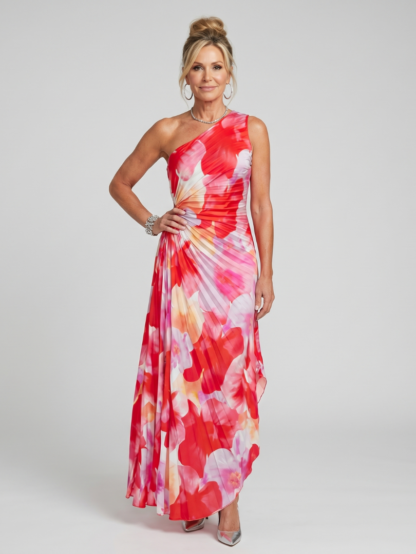 Daisy | One-Shoulder Midi Dress