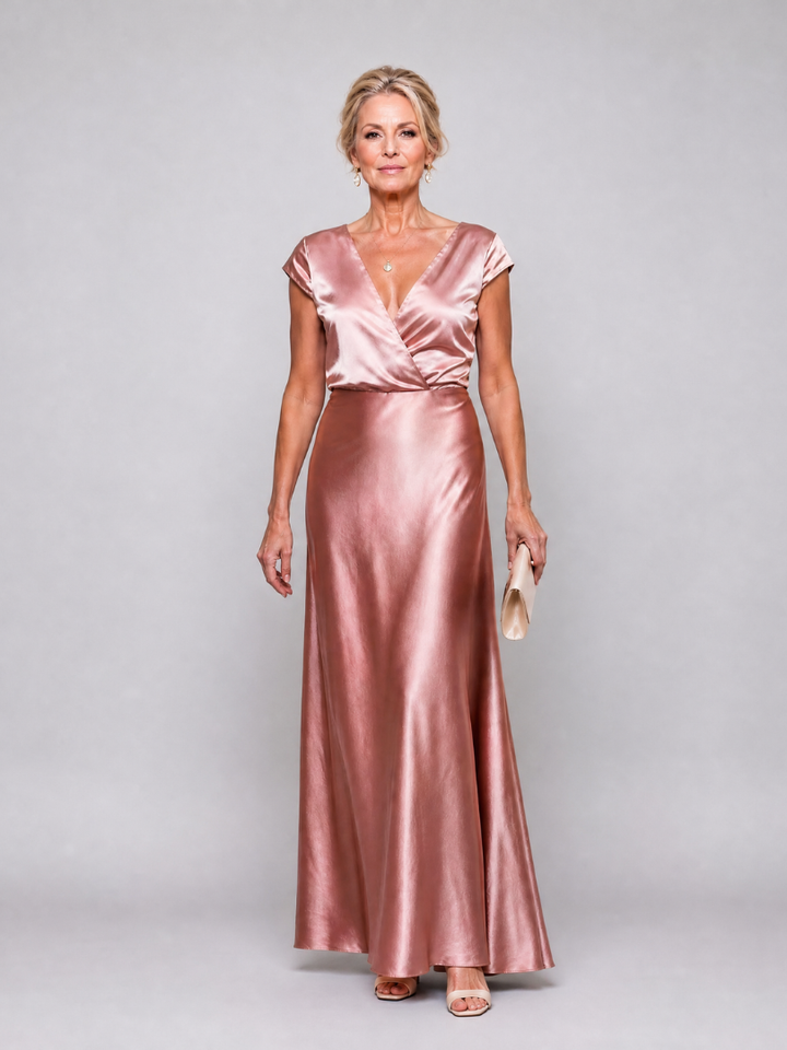 Alice | Cap Sleeve Maxi Dress