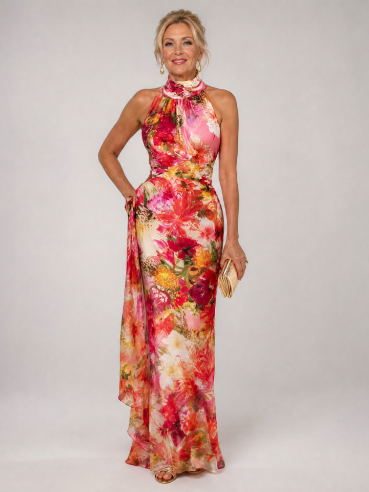 Isla | Floral Print Maxi Dress