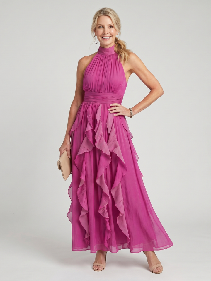 Ivy | High Neck Maxi Dress
