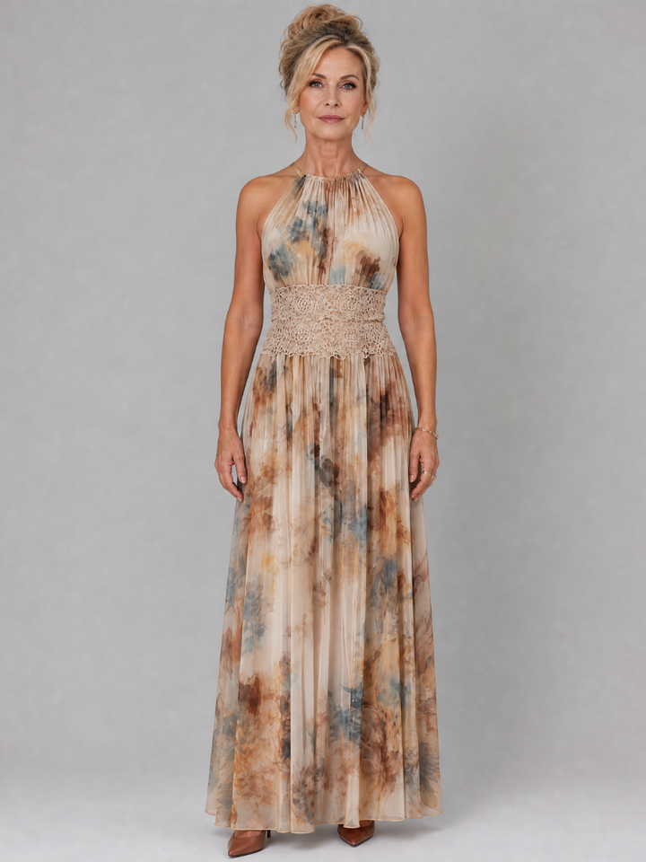 Bella | Lace Waist Maxi Dress