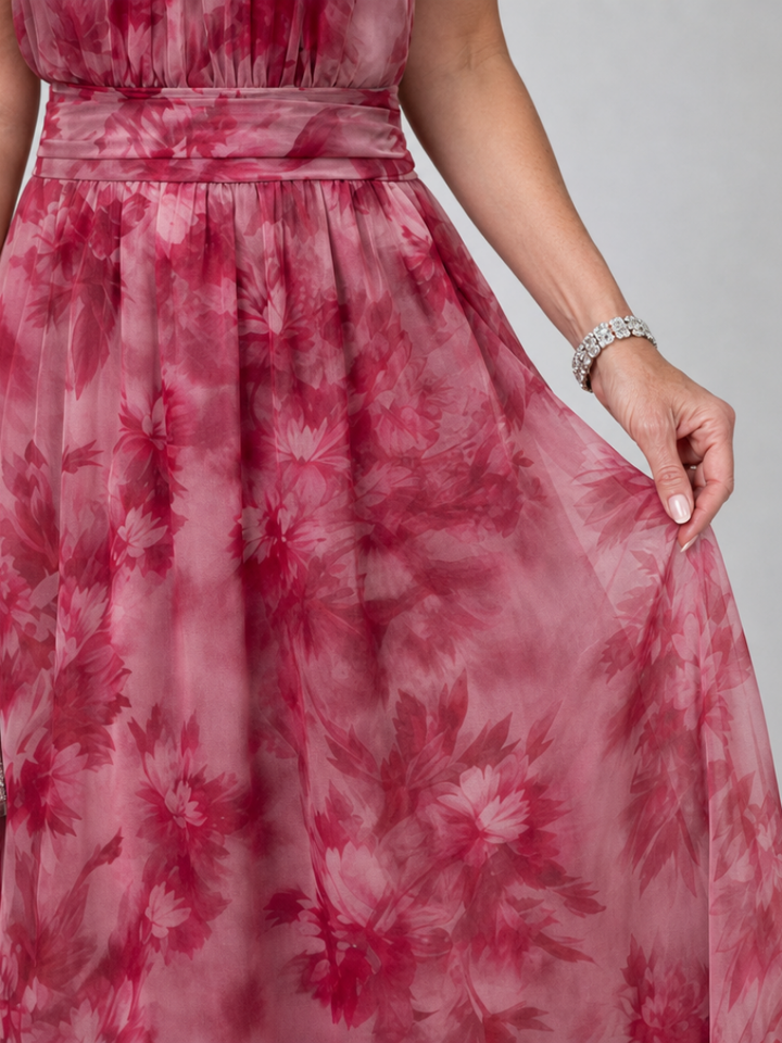 Eva | Halter Neck Midi Dress