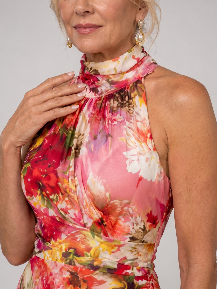 Isla | Floral Print Maxi Dress