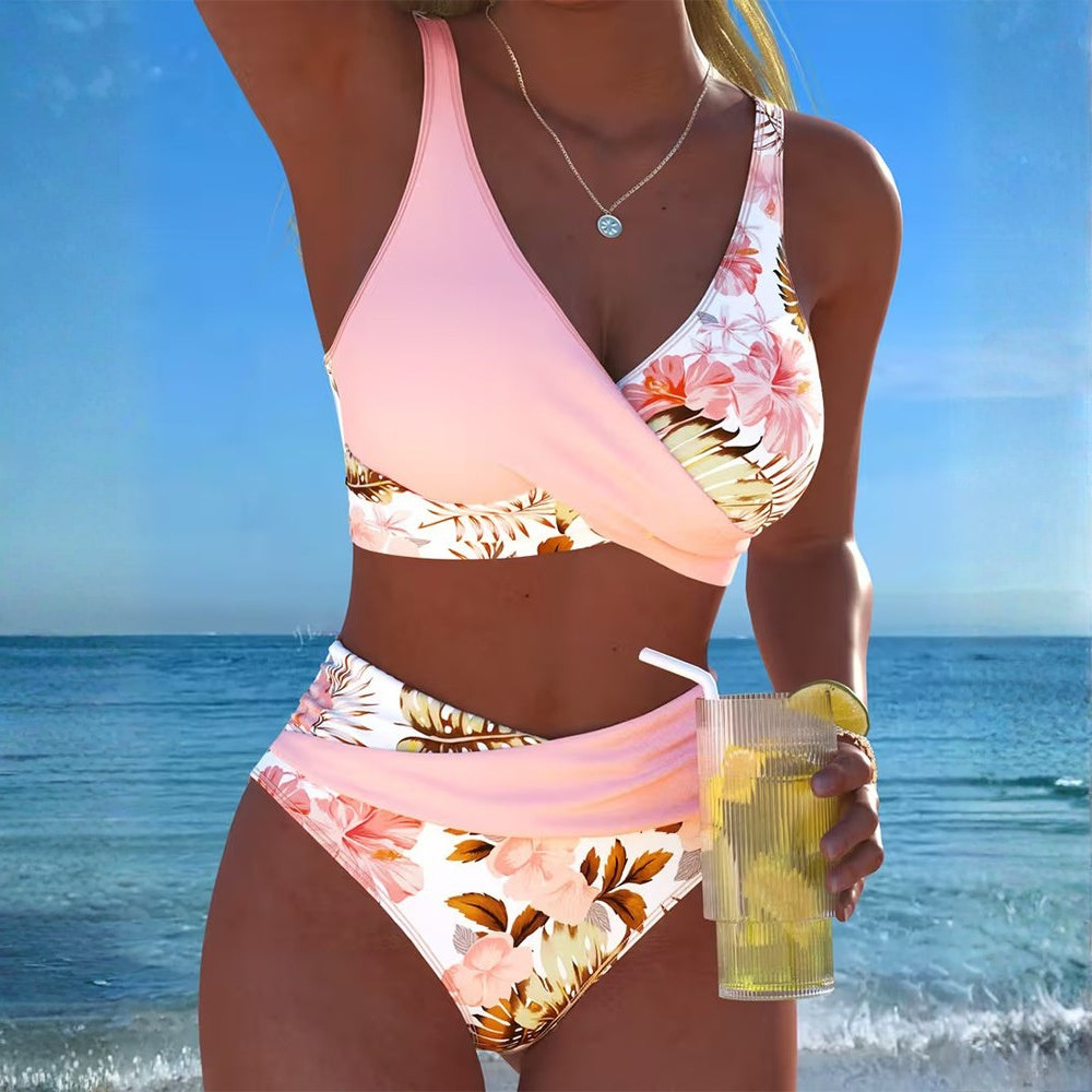 Lila | Floral Bikini Set