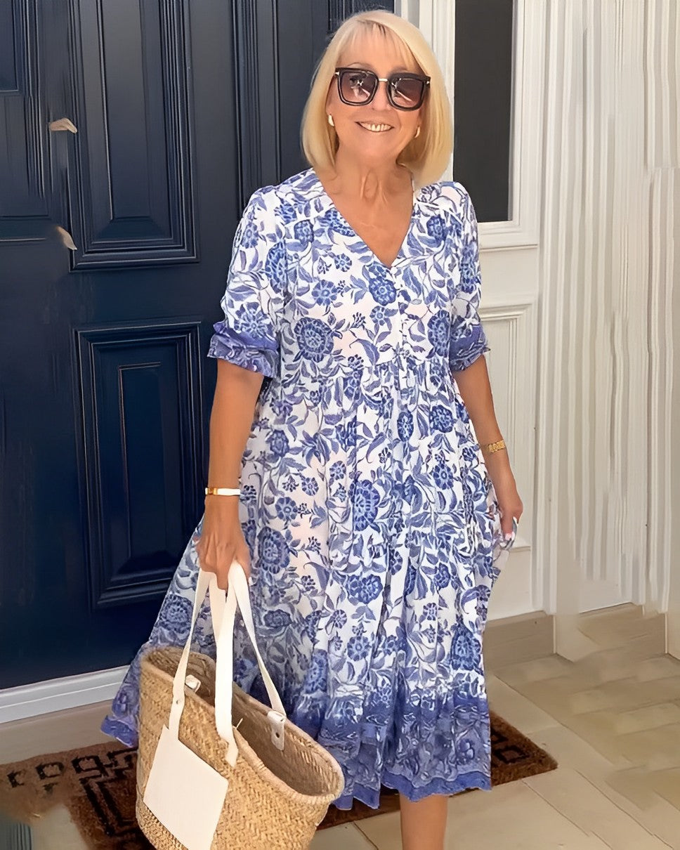 Evelyn | Floral midi dress