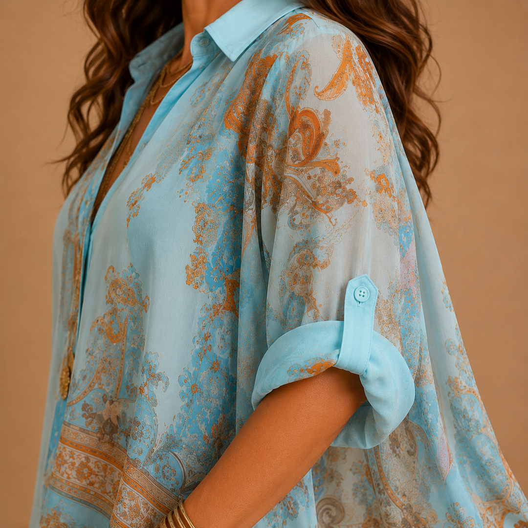 Serena | Flowing Printed Maxi Dress