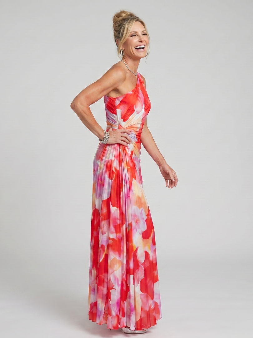 Daisy | One-Shoulder Midi Dress