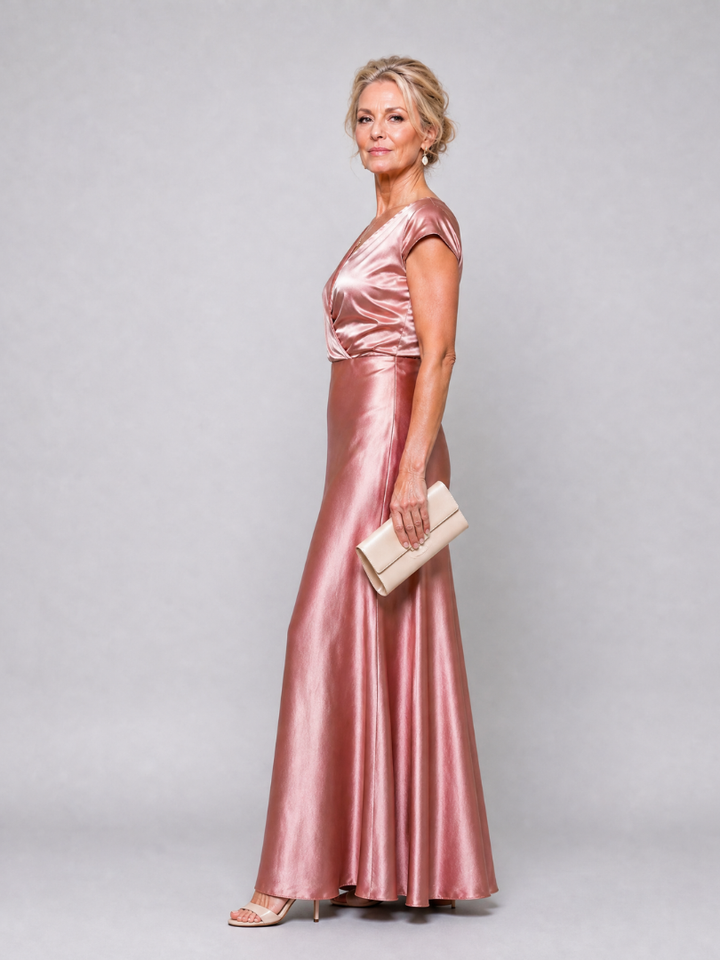 Alice | Cap Sleeve Maxi Dress