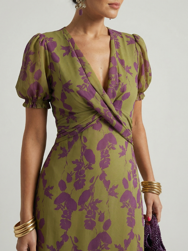 Grace | Relaxed Floral Midi Dress