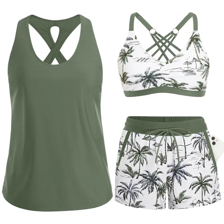 Marina | Three-Piece Tankini Set