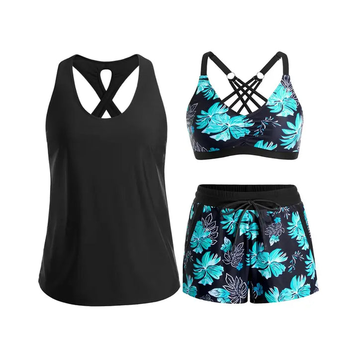 Marina | Three-Piece Tankini Set