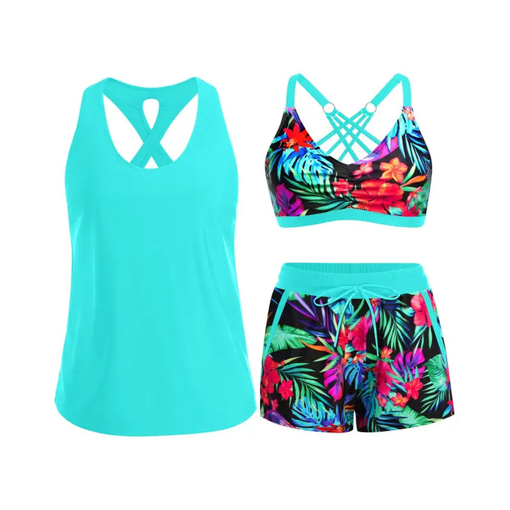 Marina | Three-Piece Tankini Set