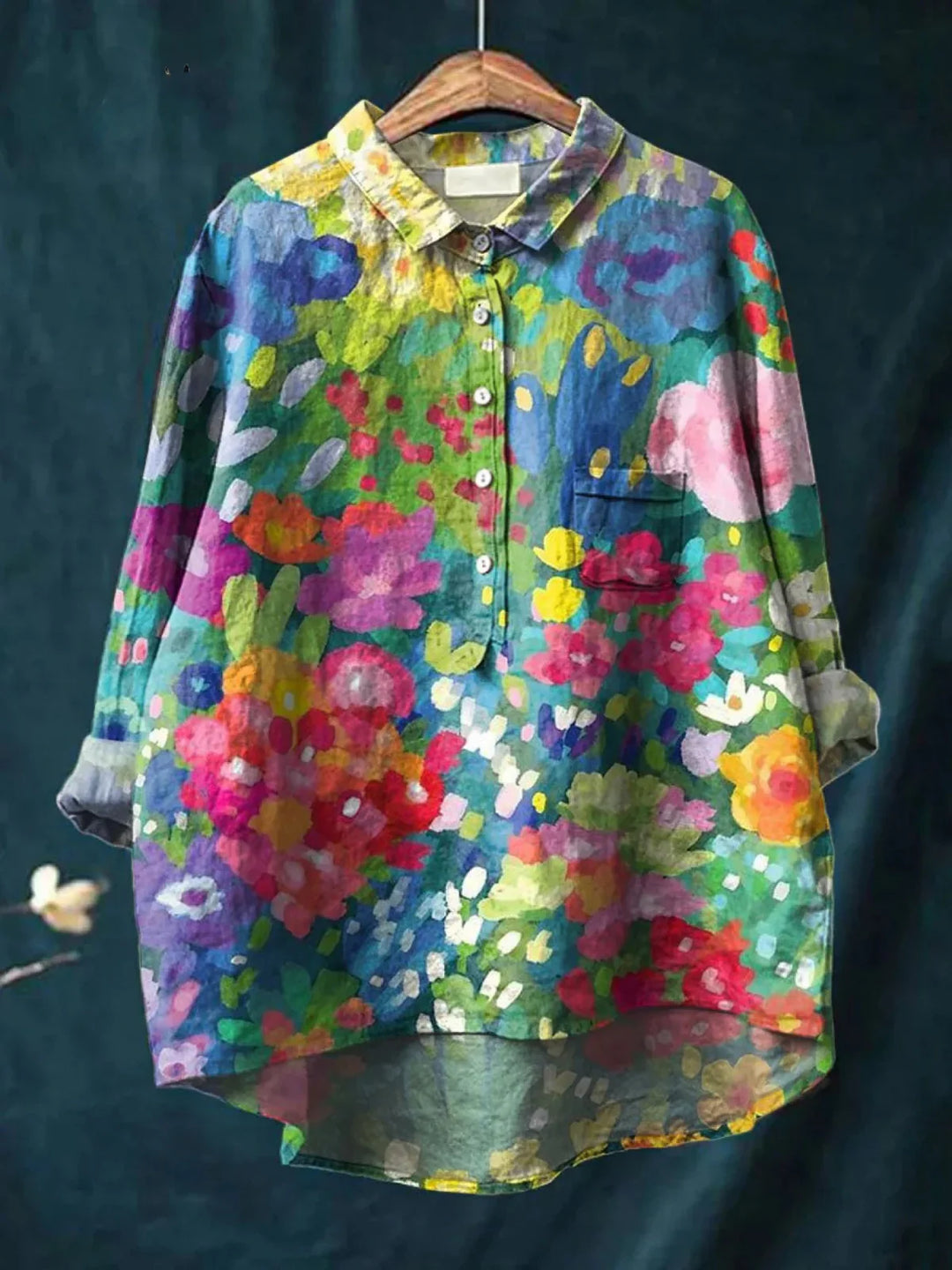 Coralie | Women's Art Print Casual  Shirt