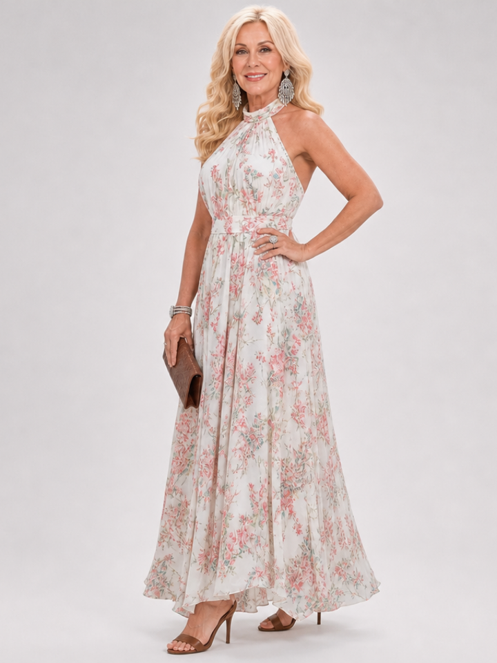 Maya | Floral Print Midi Dress