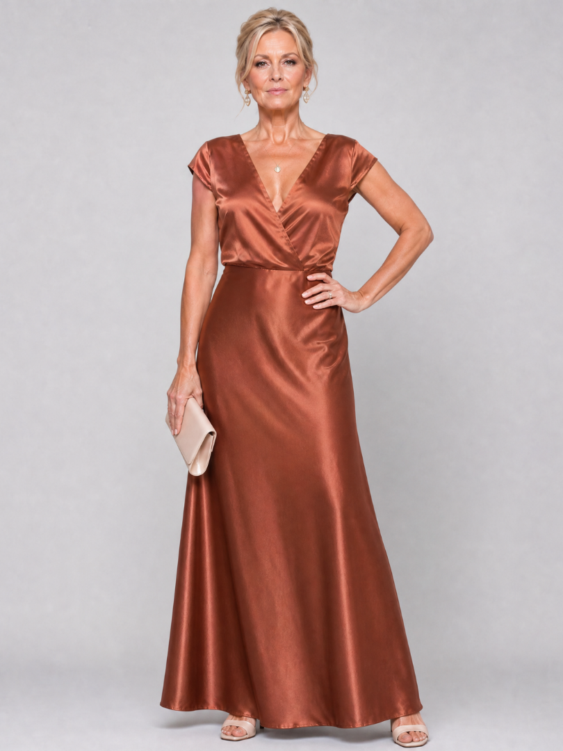 Alice | Cap Sleeve Maxi Dress