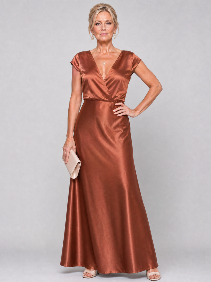 Alice | Cap Sleeve Maxi Dress