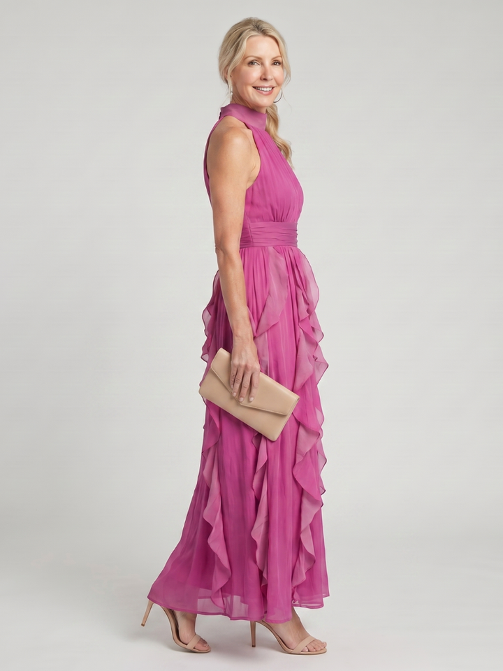 Ivy | High Neck Maxi Dress