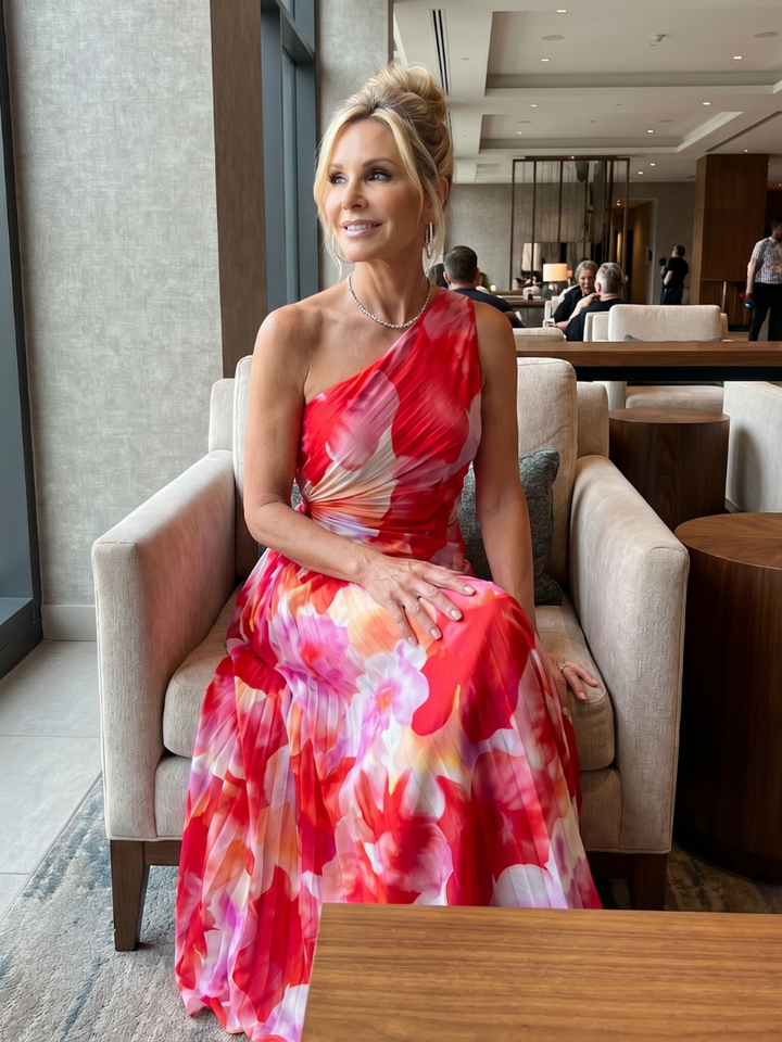 Daisy | One-Shoulder Midi Dress