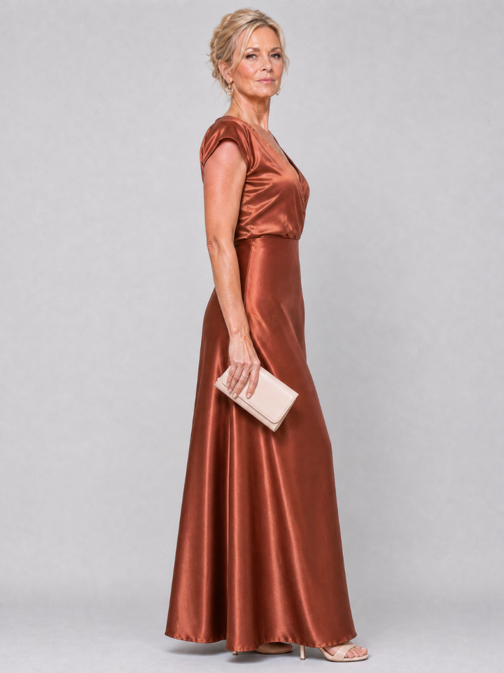 Alice | Cap Sleeve Maxi Dress