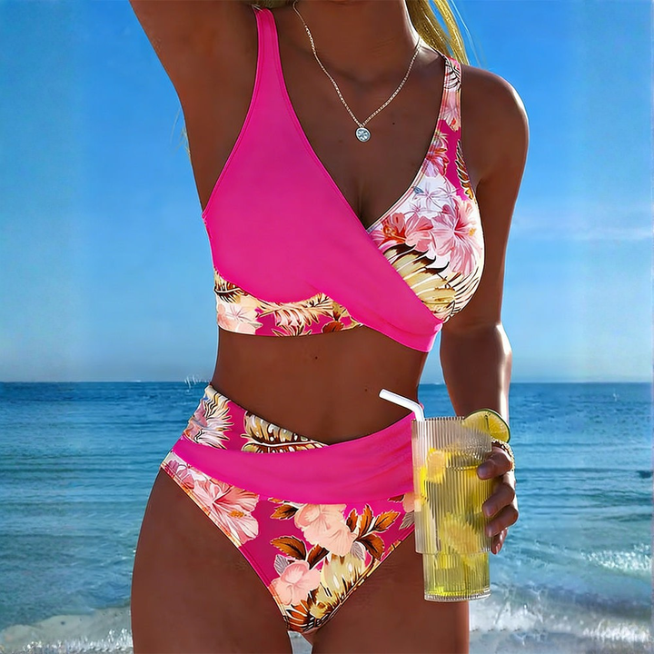 Lila | Floral Bikini Set