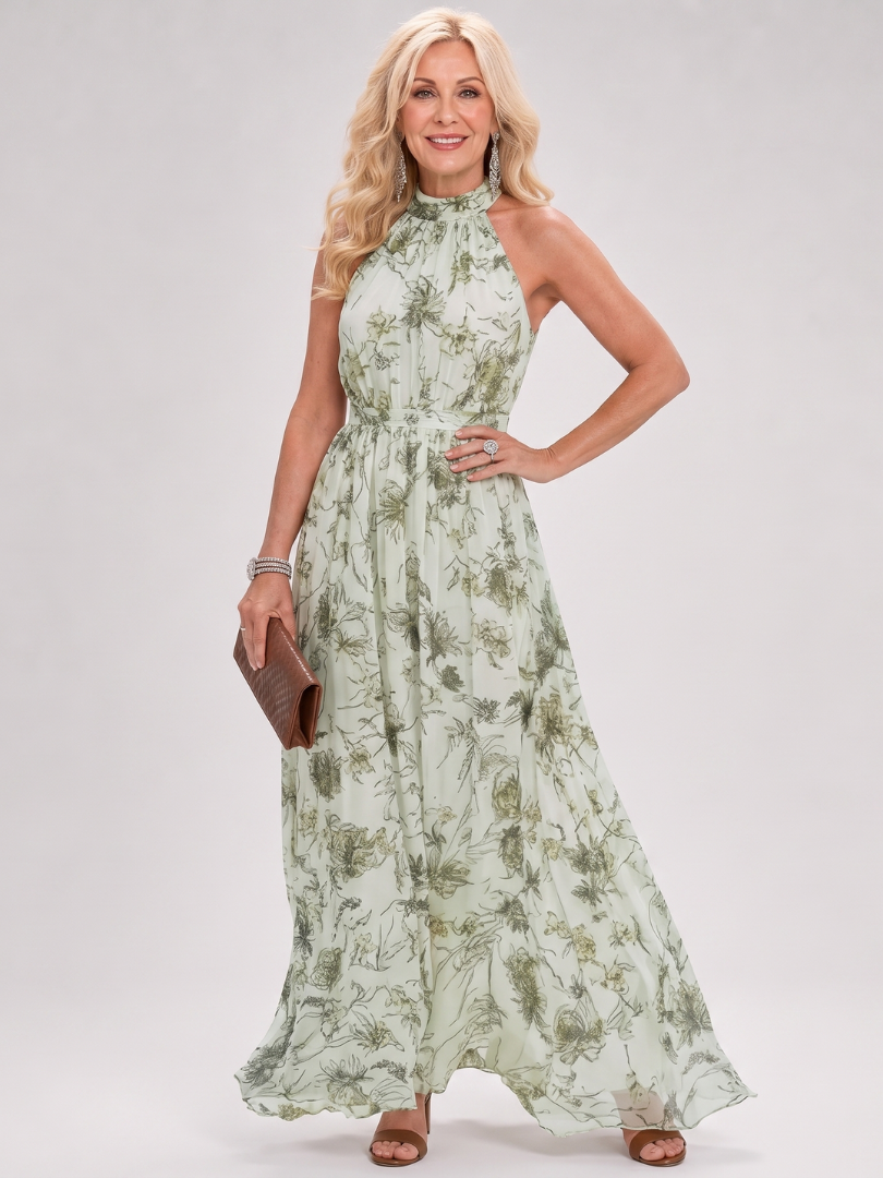Maya | Floral Print Midi Dress