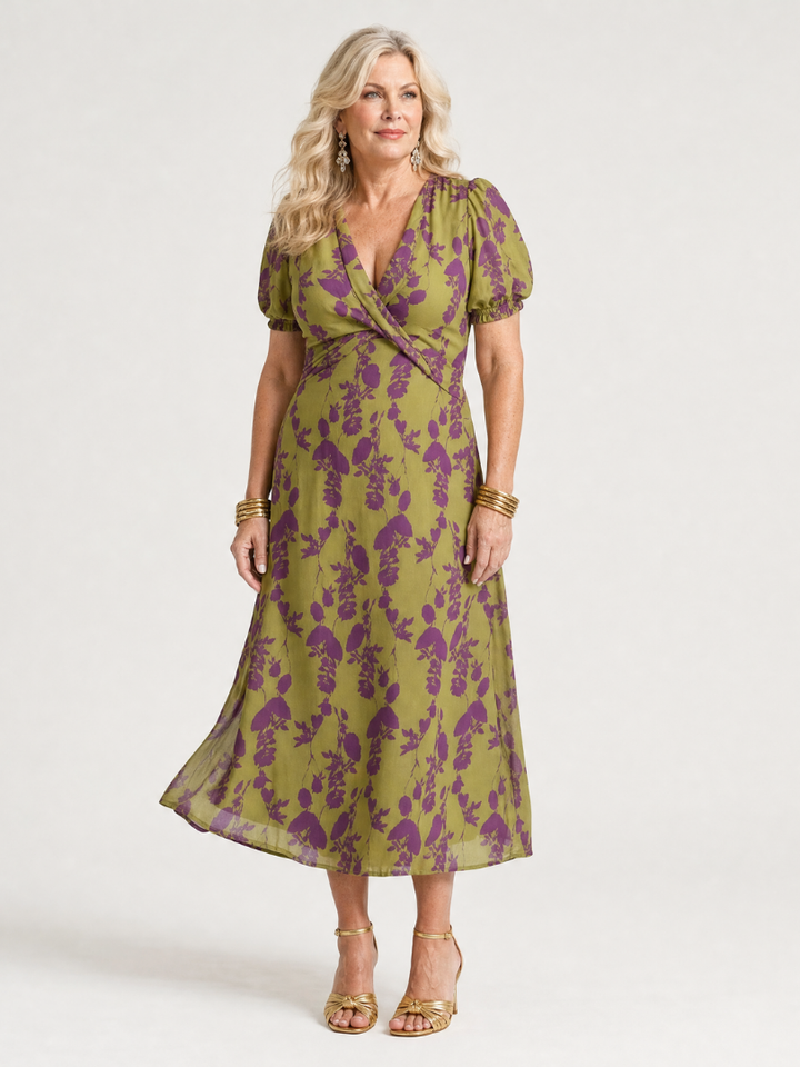 Grace | Relaxed Floral Midi Dress