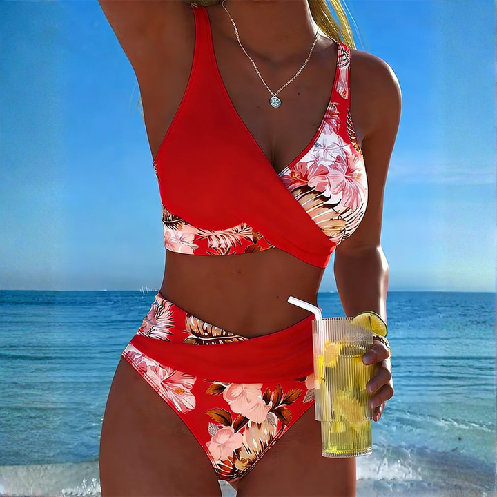Lila | Floral Bikini Set