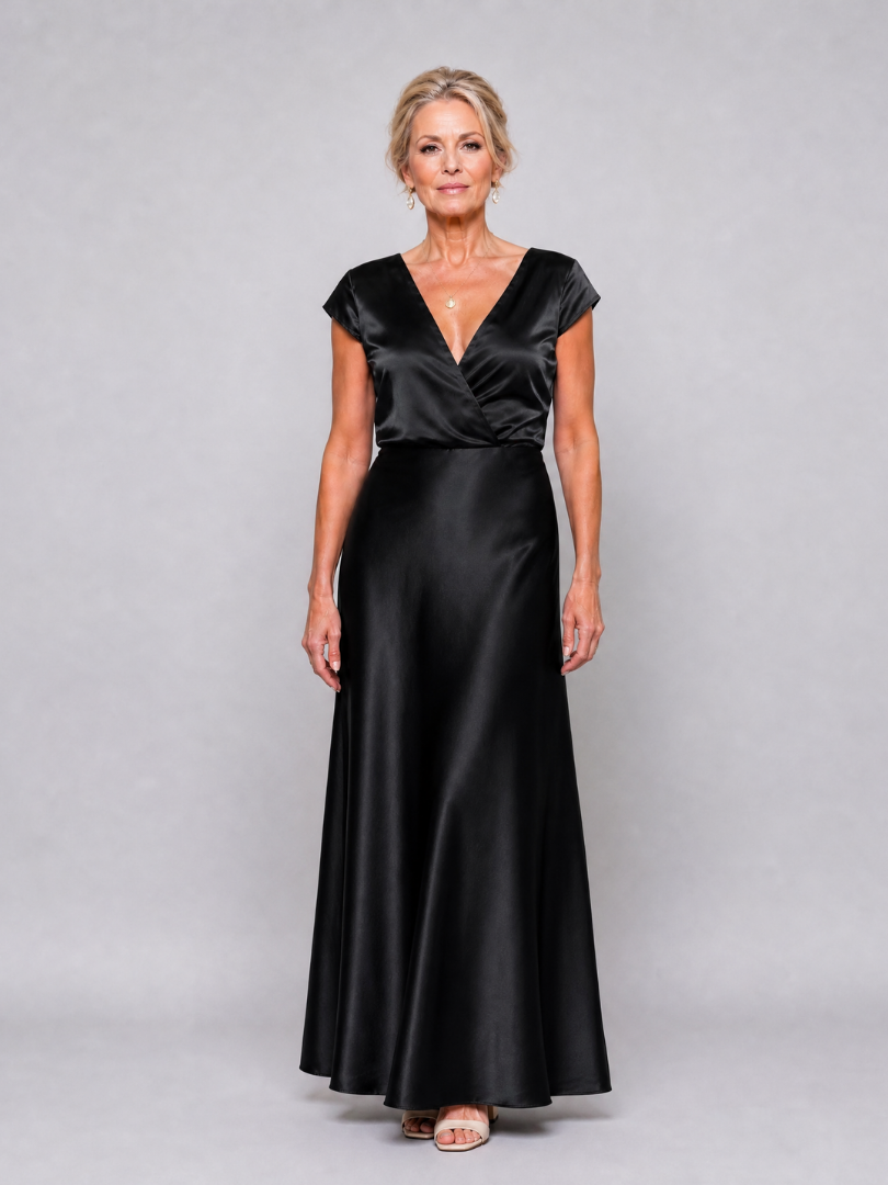 Alice | Cap Sleeve Maxi Dress