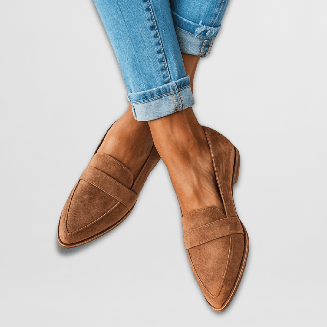 Helen | Orthopaedic loafers in soft suede