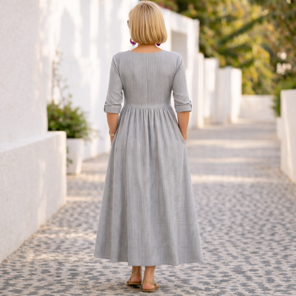 Genevieve | Striped Maxi Dress