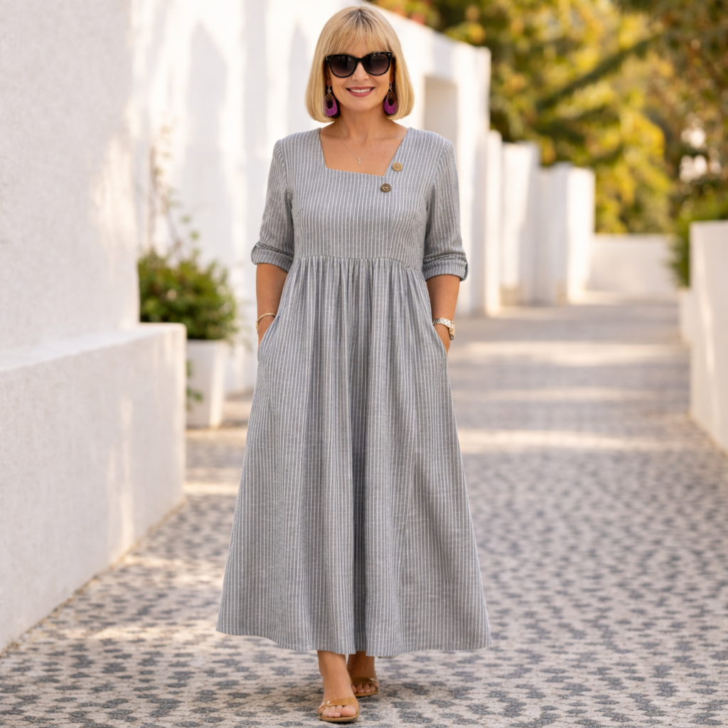 Genevieve | Striped Maxi Dress