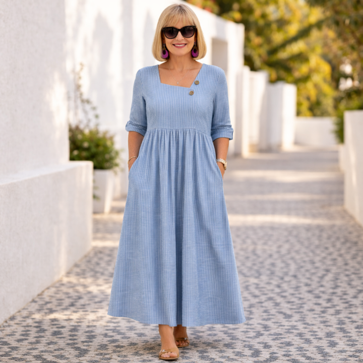 Genevieve | Striped Maxi Dress