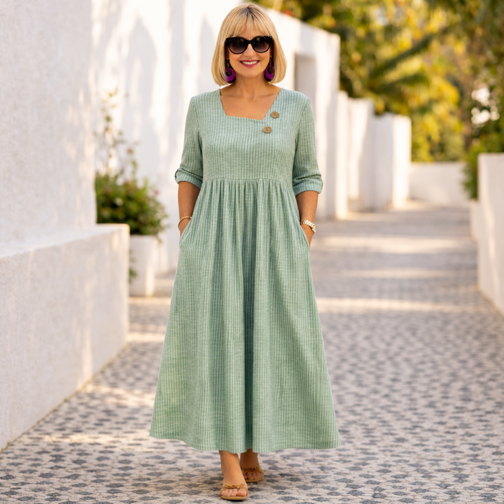 Genevieve | Striped Maxi Dress