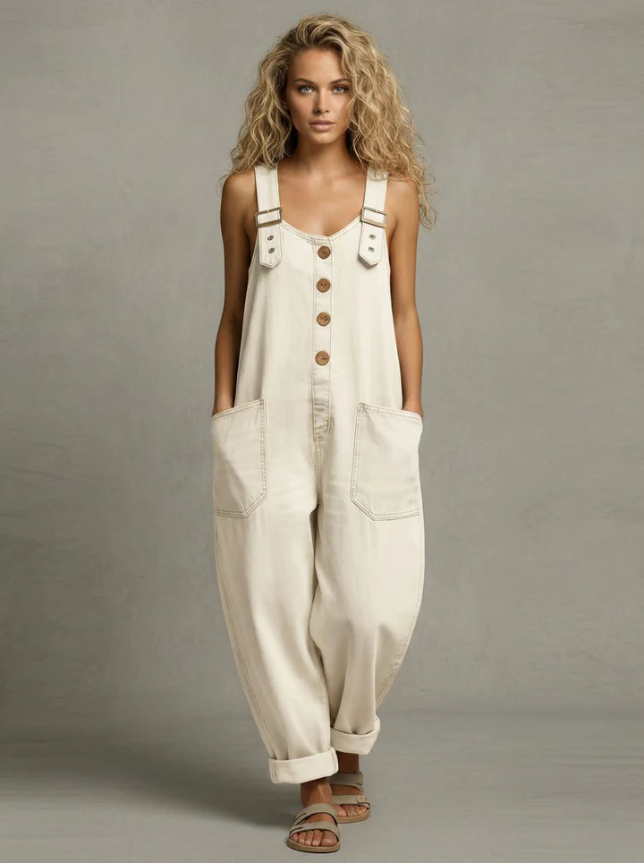 Dahlia | Relaxed Denim Jumpsuit