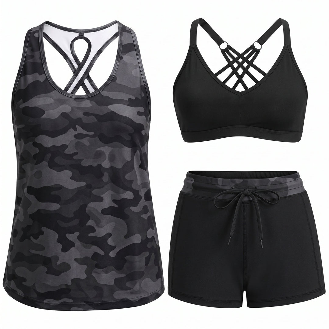 Marina | Three-Piece Tankini Set