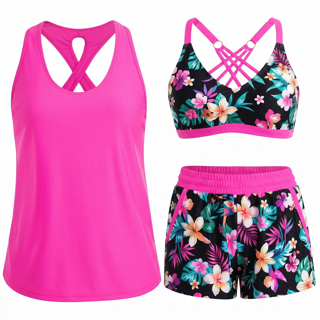 Marina | Three-Piece Tankini Set