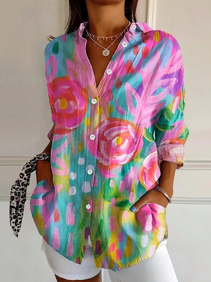 Frida | Bloom Canvas Blouse
