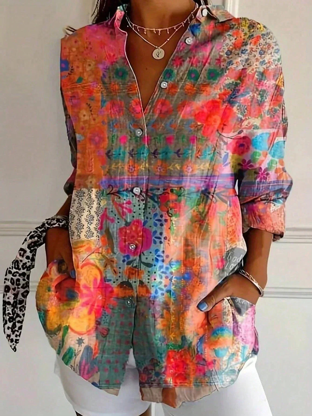 Frida | Bloom Canvas Blouse