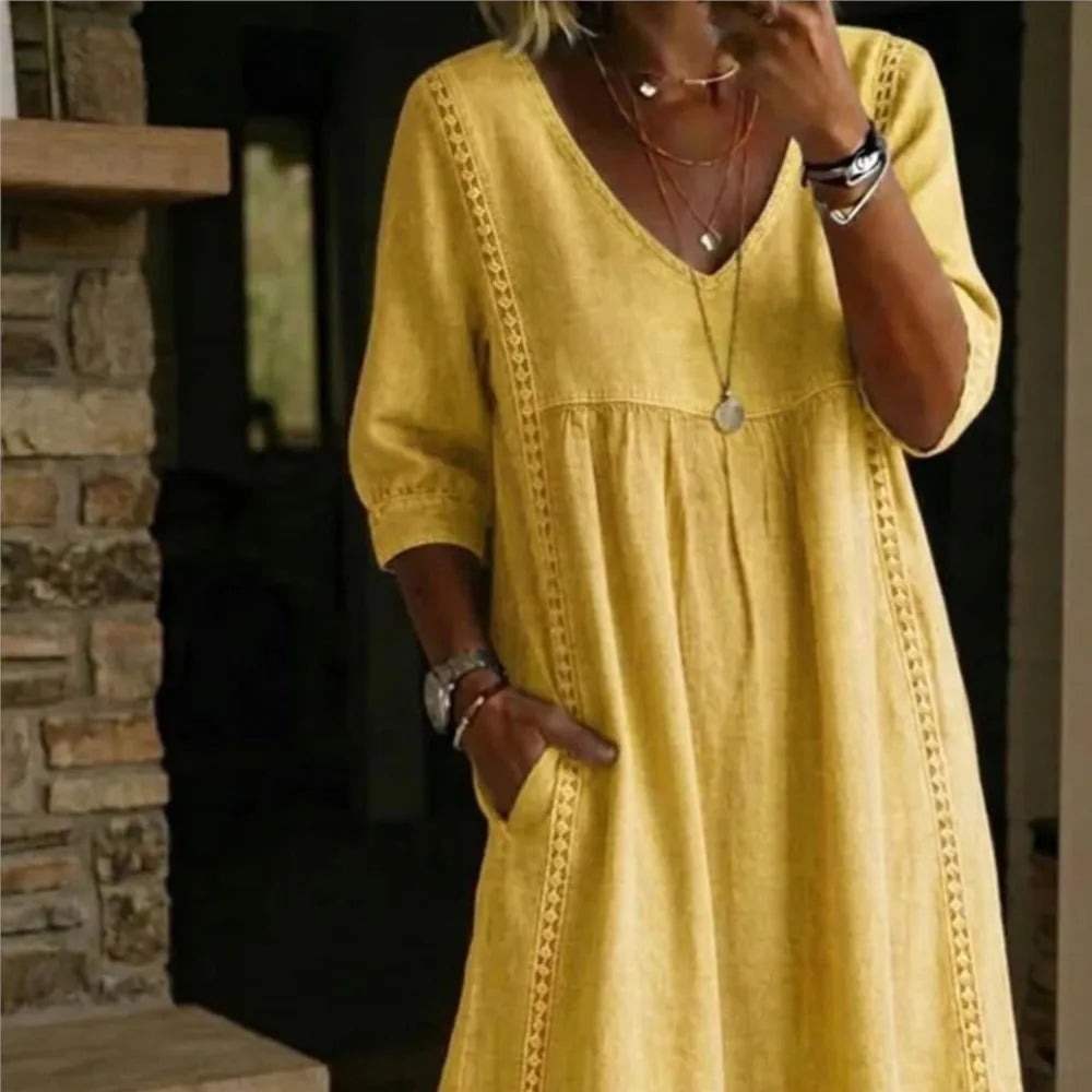 Celeste | Relaxed Midi Dress