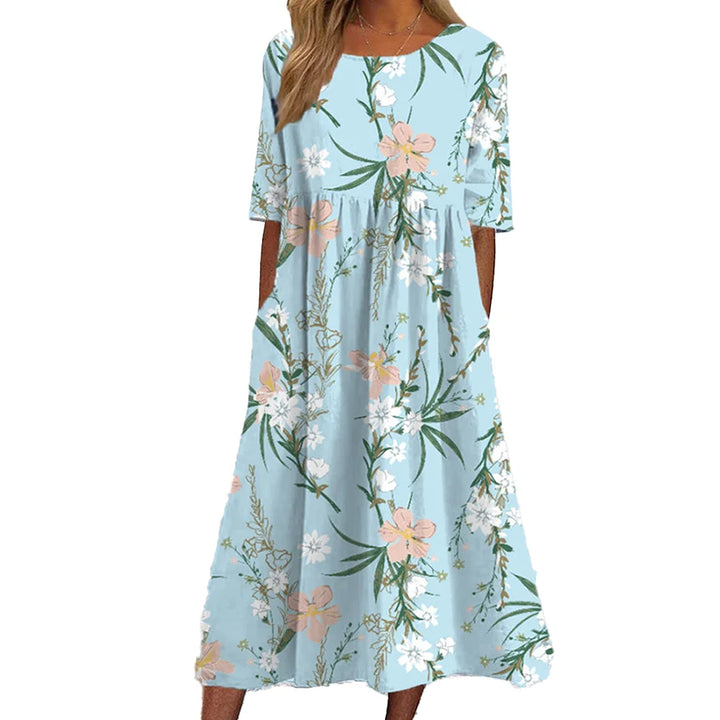Lily | Floral midi dress