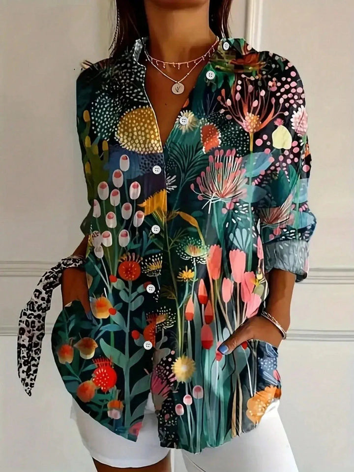Frida | Bloom Canvas Blouse