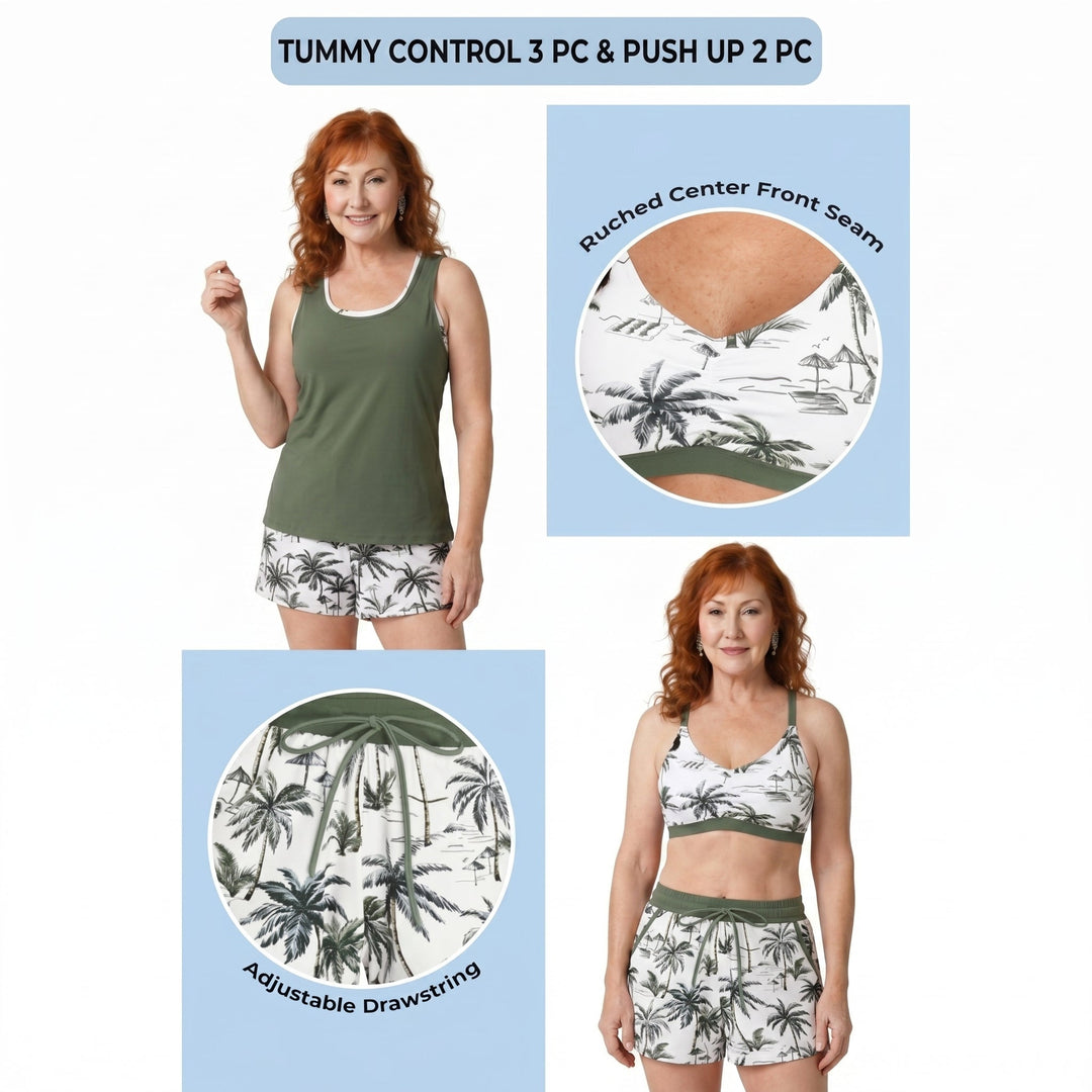 Marina | Three-Piece Tankini Set