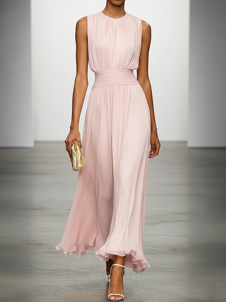 Charlotte | Elegant chiffon midi dress