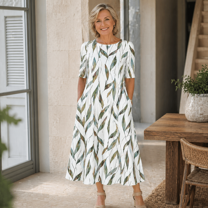 Coralie | Floral Midi Dress