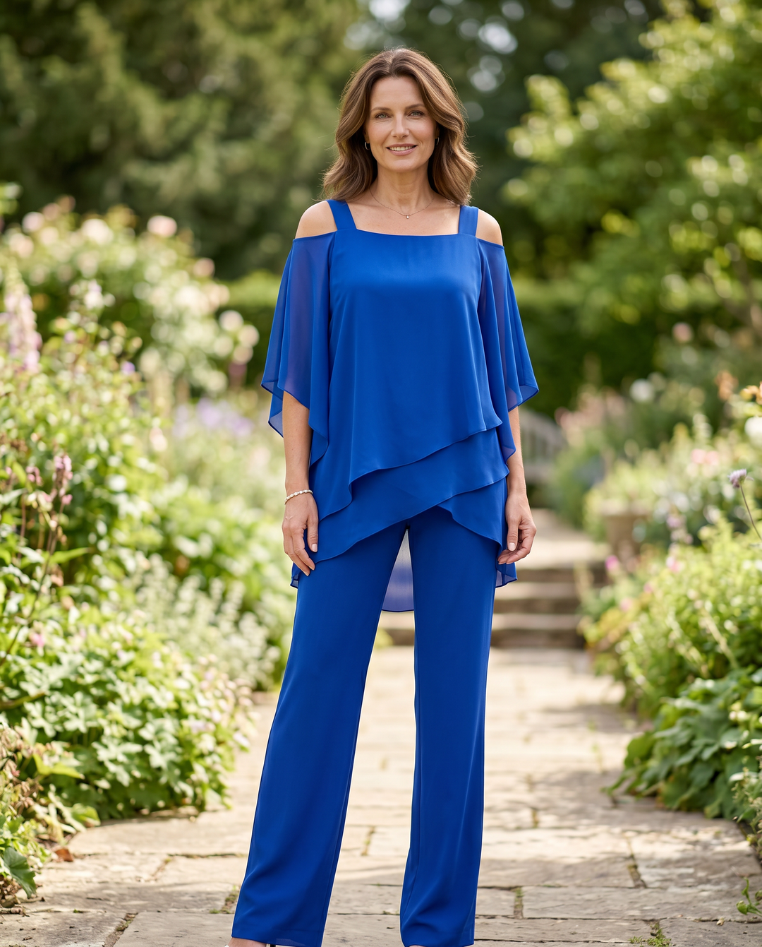Natalia | Elegant Layered Trouser Set